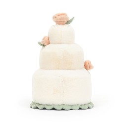Peluche gâteau de mariage amusant 28cm - Jellycat