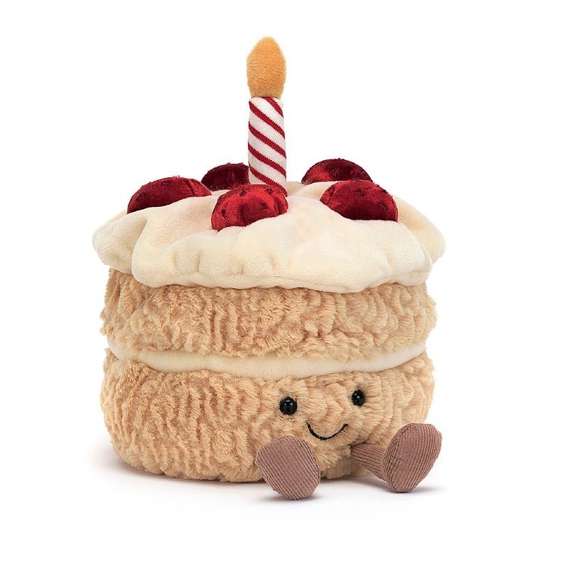 Peluche Gâteau d'anniversaire amusant 16cm - Jellycat