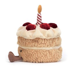 Peluche Gâteau d'anniversaire amusant 16cm - Jellycat