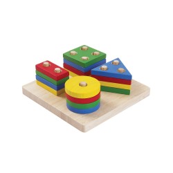 Empilages géométriques de Plan Toys | poissondavril38.com