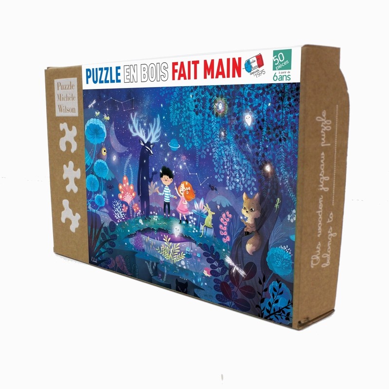 Puzzle en bois 50pcs - Escapade nocturne - Puzzle Michèle Wilson