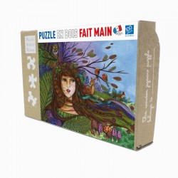 Puzzle en bois 100pcs - Gardienne de la nature - Puzzle Michèle Wilson