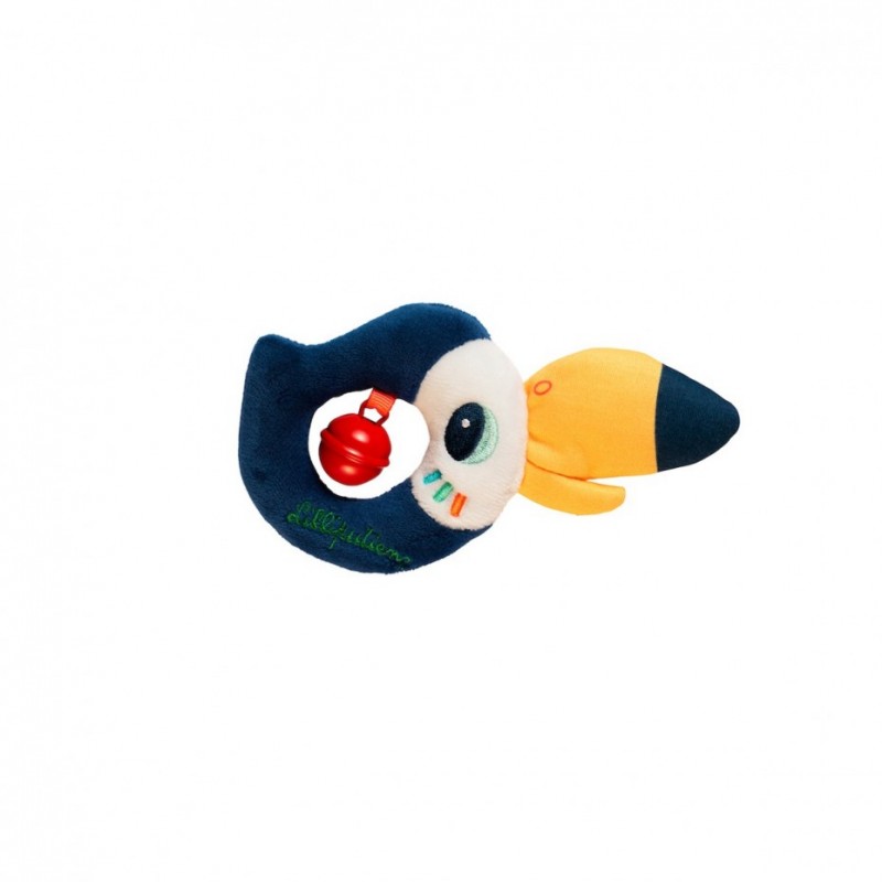 Mini hochet Pablo le toucan de Lilliputiens | Poisson d'Avril