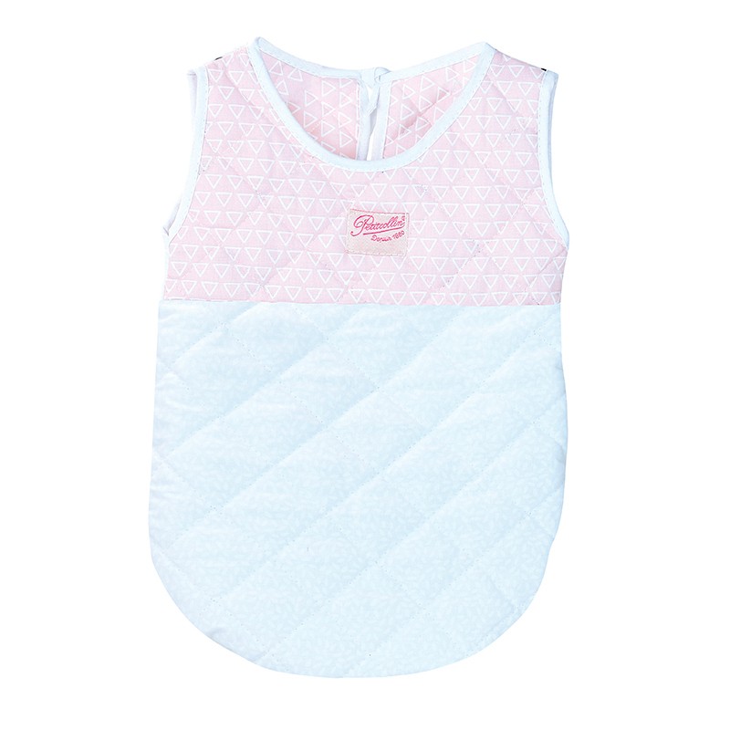 Gigoteuse 36 Ã 40cm Rose et Blanc - Petitcollin