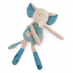 Doudou Hochet Elephant - Sous Mon Baobab - Moulin Roty