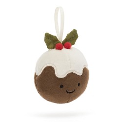 Peluche Festive Folly Christmas Pudding 7 cm - Jellycat