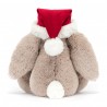 Peluche Bashful Lapin de Noël 31 cm - Jellycat
