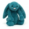 Peluche Bashful Lapin bleu minéral 31 cm - Jellycat