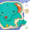 Puzzle : Puzzlo éléphant - Djeco