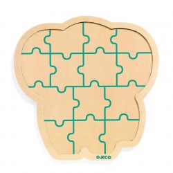 Puzzle : Puzzlo éléphant - Djeco