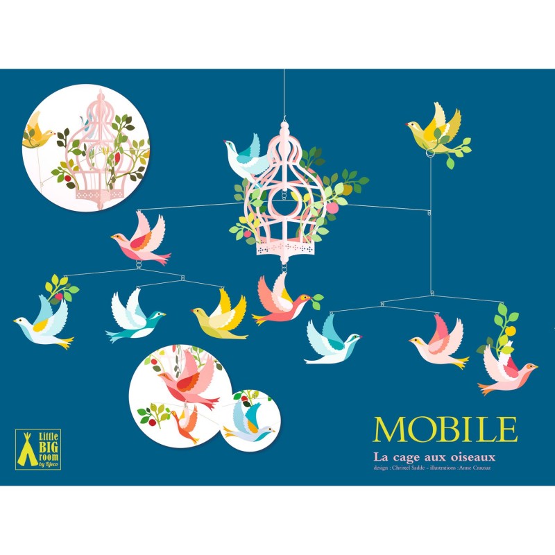 Mobile : La cage aux oiseaux - Djeco
