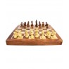 Jeu d'échecs magnétique pliable 30 cm en acacia - Loisirs Nouveaux