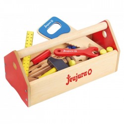 Boîte à outils en bois  - Jeujura