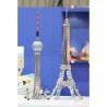 Tour Eiffel petit modèle à construire en métal - Eitech