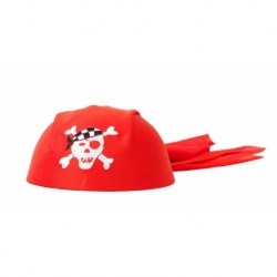 Chapeau de pirate O'Mally rouge - Souza