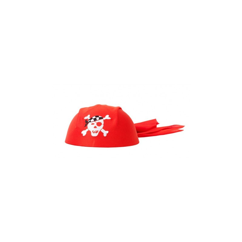 Chapeau de pirate O'Mally rouge - Souza