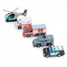 Lot de 5 véhicules d'urgences - Tender Leaf