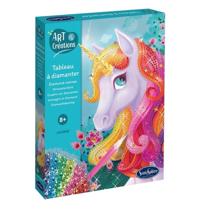 Tableau à Diamanter Licorne - Sentosphère