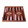 Coffret échecs, backgammon et dames 48 cm en acajou - Manopoulos