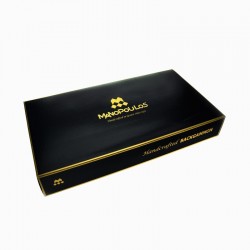 Coffret Backgammon en bois d'acajou 30 cm - Manopoulos