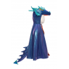 Déguisement Cape dragon azur métal 5/6 ans - Great Pretenders
