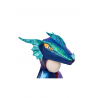 Déguisement Cape dragon azur métal 5/6 ans - Great Pretenders
