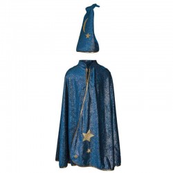 Déguisement cape et chapeau de magicien Starry Night 7/8 ans - Great Pretenders