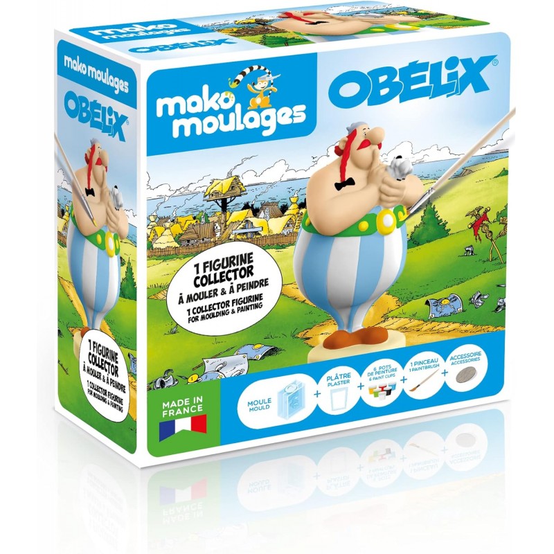 Kit créatif Figurine collector : Obélix - Mako Moulages