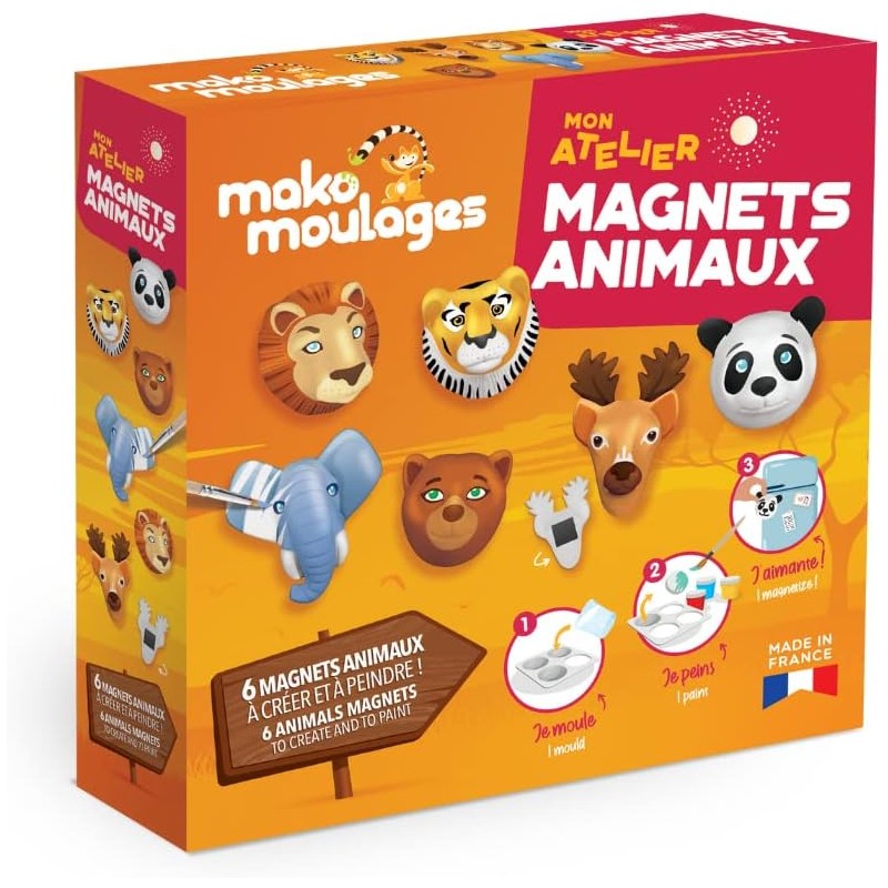 Mon atelier : Magnets animaux - Mako Moulages