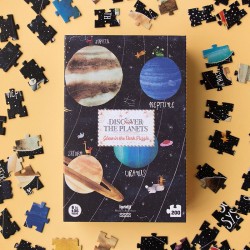 Puzzle qui brille dans le noir : Discover the planets 200 pcs - Londji