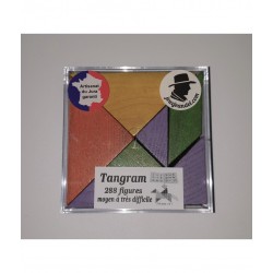 Tangram traditionnel en bois - Jeux Jeandel