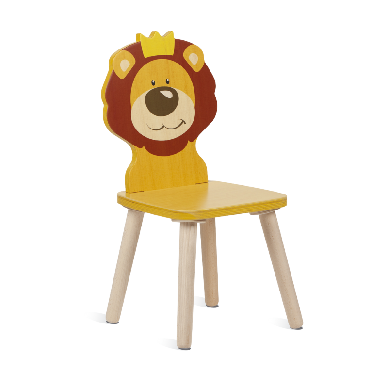 Chaise Lion en bois - Weizenkorn