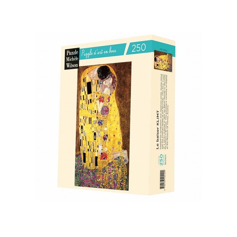 Puzzle en bois 250Pcs Le baiser de Klimt - Puzzle Michèle Wilson