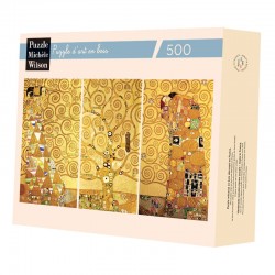 Puzzle en bois 500pcs - L'arbre de Vie par Klimt - Puzzle Michèle Wilson