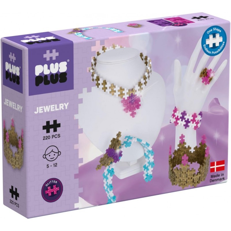 Plus Plus Kit Bijoux et paillettes 220 pcs