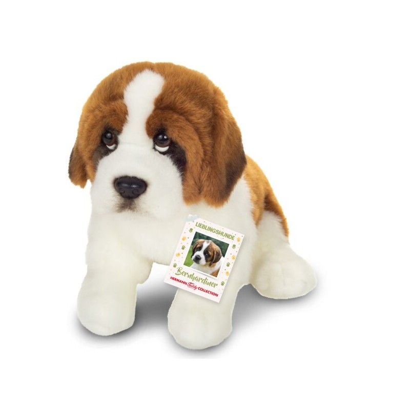 Peluche Chien - Saint-Bernard assis 25 cm - Hermann Teddy