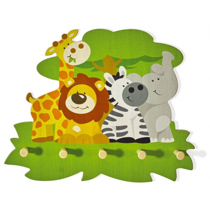 Porte-Manteau en bois  : Animaux Sauvages - Weizenkorn