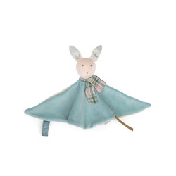 Doudou attache-tétine lapin bleu - La Petite Ecole De Danse - Moulin Roty