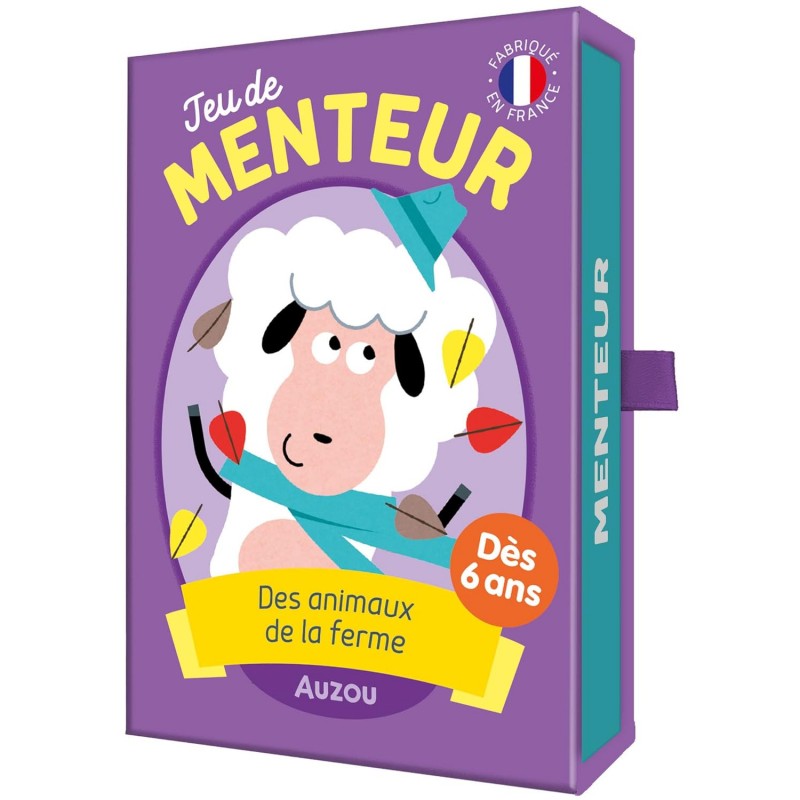 Jeu de menteur des animaux de la ferme - Auzou Jeux