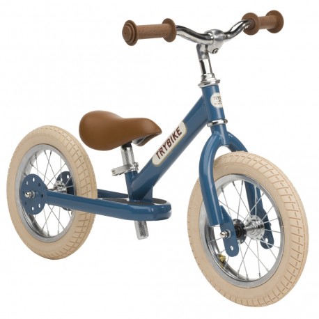 DRAISIENNE TRYBIKE VINTAGE BLEUE - 2 ROUES -