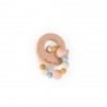 Hochet anneau de dentition bois et silicone Cygne - Moulin Roty