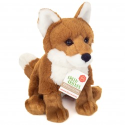 Peluche renard assis 20 cm...