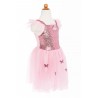 Déguisement Robe rose papillon sequins avec ailes 5-7 ans - Great Pretenders