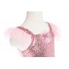 Déguisement Robe rose papillon sequins avec ailes 5-7 ans - Great Pretenders