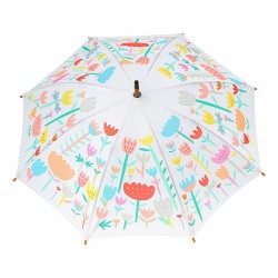 Parapluie en bois - Fleurs rose - Vilac