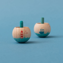 Toupie en bois Little World...