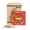 Coffret de 280 planchettes Kapla et 1 livre d'art rouge