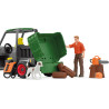 Set de figurines : Garde forestier avec véhicule - Schleich