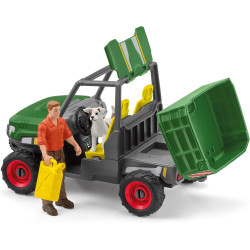 Set de figurines : Garde forestier avec véhicule - Schleich