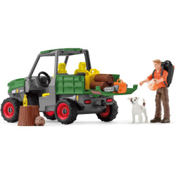 Set de figurines : Garde forestier avec véhicule - Schleich